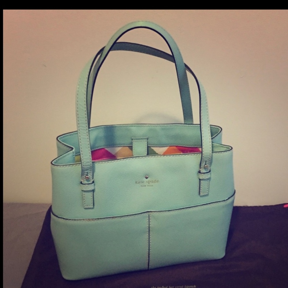 Kate Spade handbag, baby blue